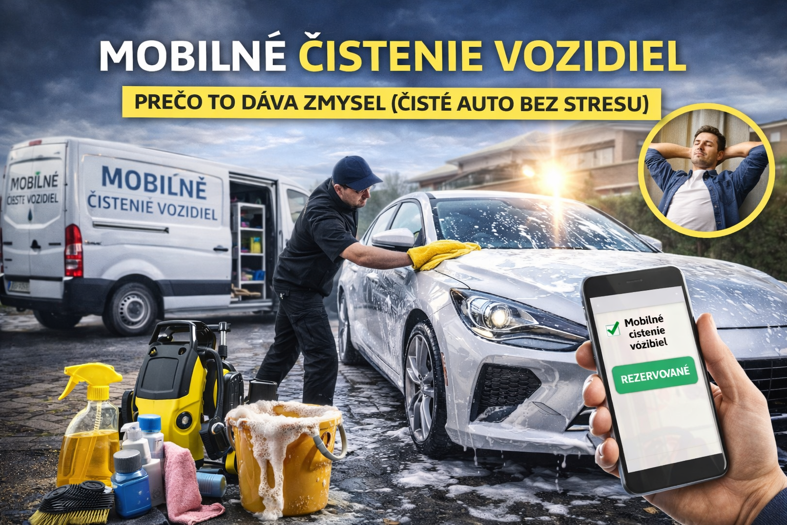 Mobilné čistenie vozidiel – prečo to dáva zmysel (čisté auto bez stresu)