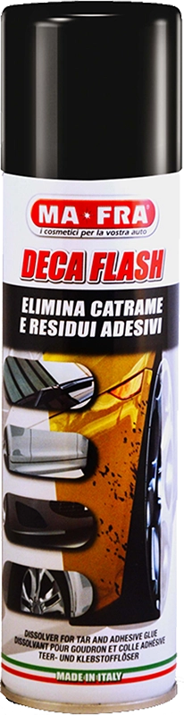 DECAFLASH 250 ml CZ/SK/HU odstraňuje asfalt a zvyšky samolepiek
