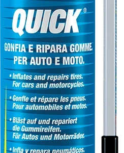 QUICK 300 ml opraví a nahustí defekt / auto,moto/ - sprej