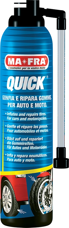 QUICK 300 ml opraví a nahustí defekt / auto,moto/ - sprej