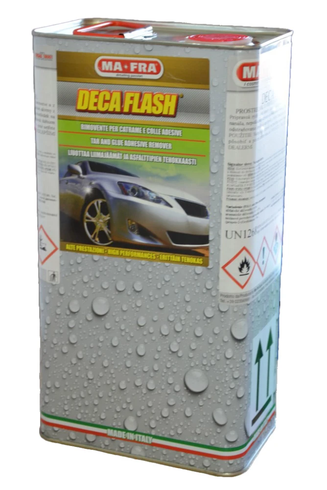 DECA FLASH 4,5lt CZ/SK/HU prípravok na odstranenie asfaltu a samolepiek